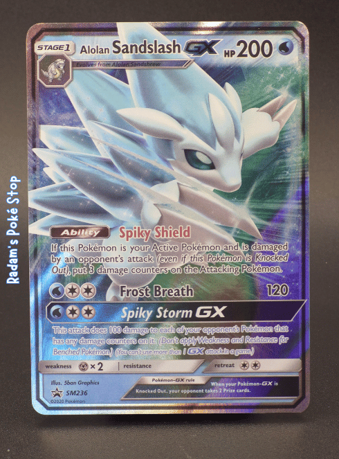 Alolan Sandslash GX #SM236 Black Star Promo