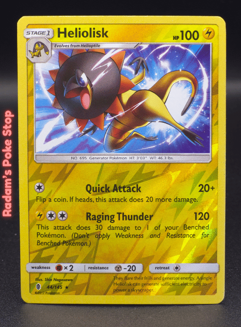 Heliolisk #44 Reverse Holo - Guardians Rising