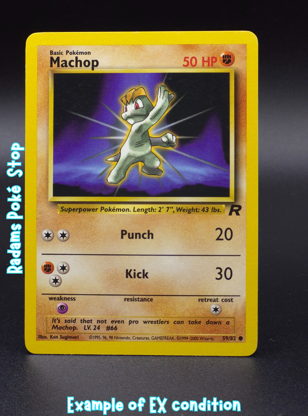 Machop #59 common Team Rocket