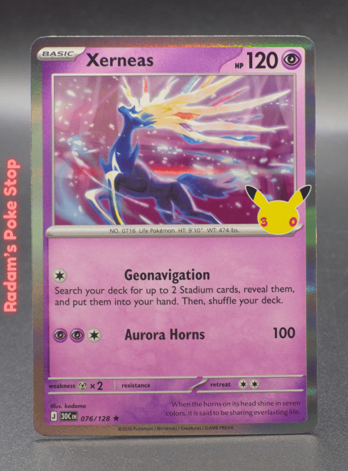 Xerneas #076 30th Celebrations 30C