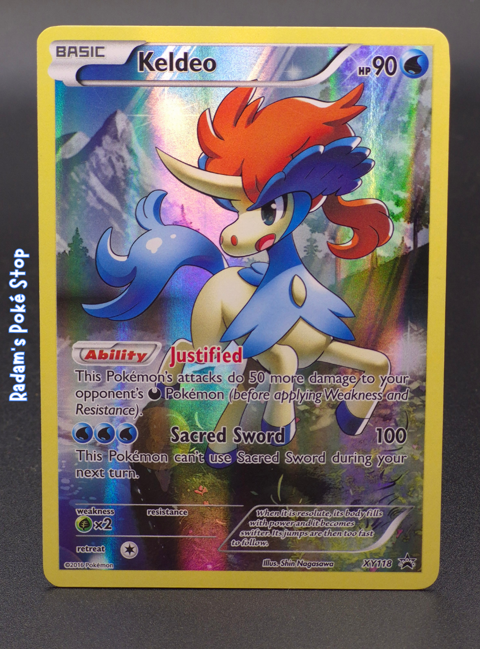 Keldeo #XY118 Promo