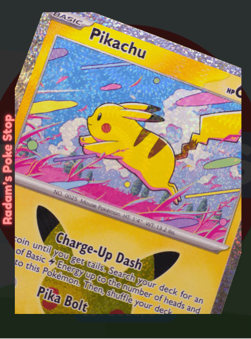 Pikachu 20/30 042/128, 30th Celebrations, Pikachu Rare Subset presented by Pokémon TCG. 