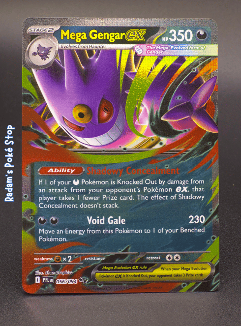 Mega Gengar ex #056 Phantasmal Flames DR