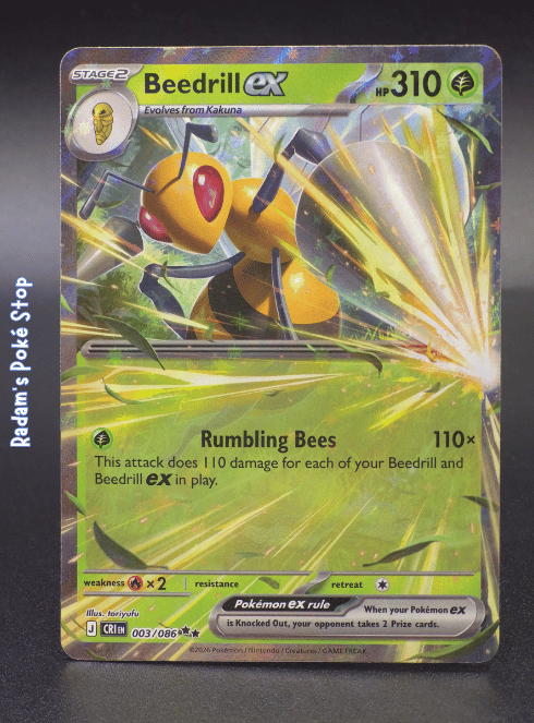 Beedrill ex #003 CRI Chaos Rising DR