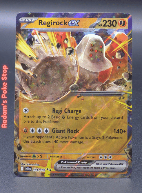 Regirock ex #101 Destined Rivals DR