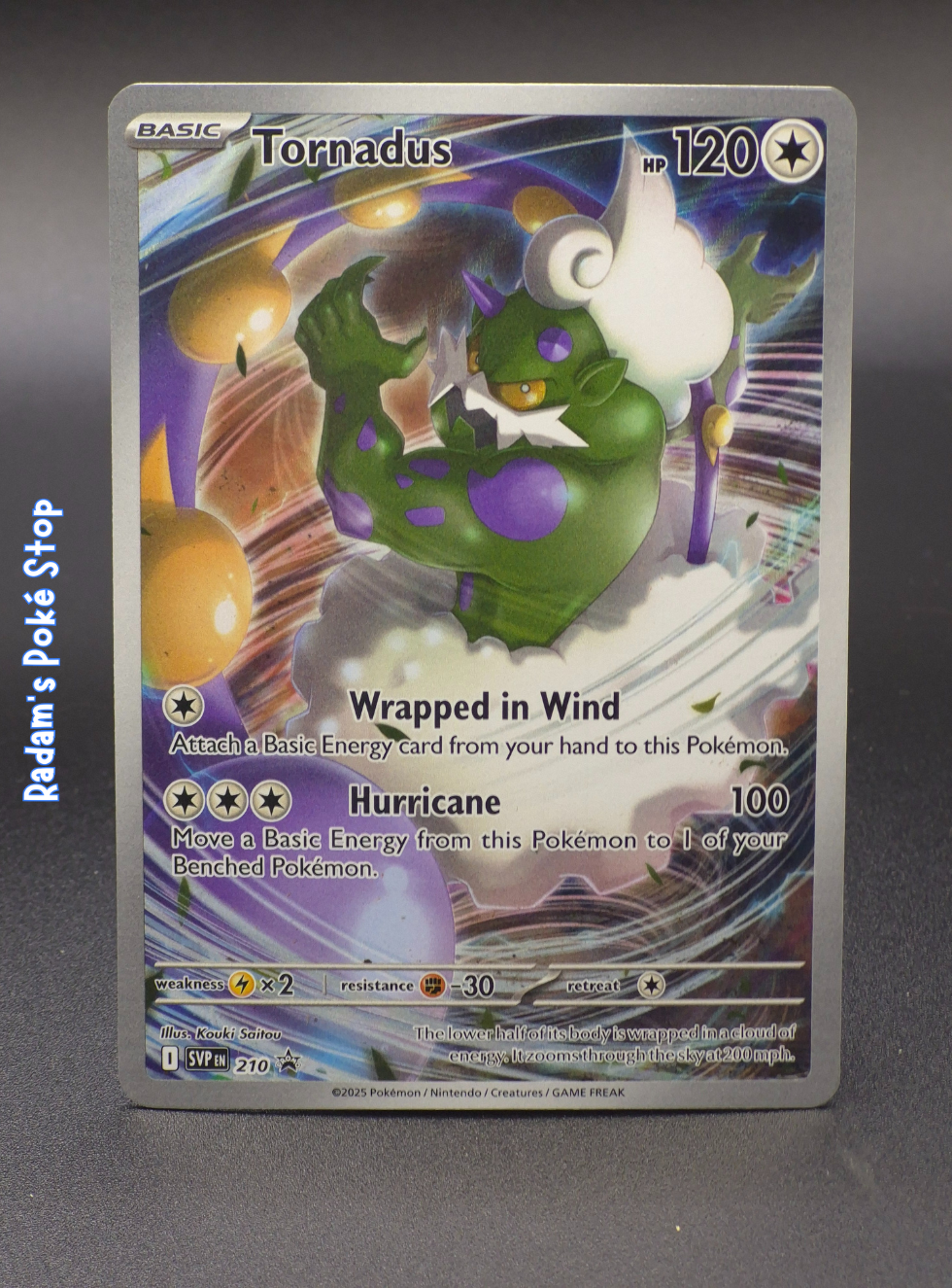 Tornadus #SVP210 White Flare Promo unsealed