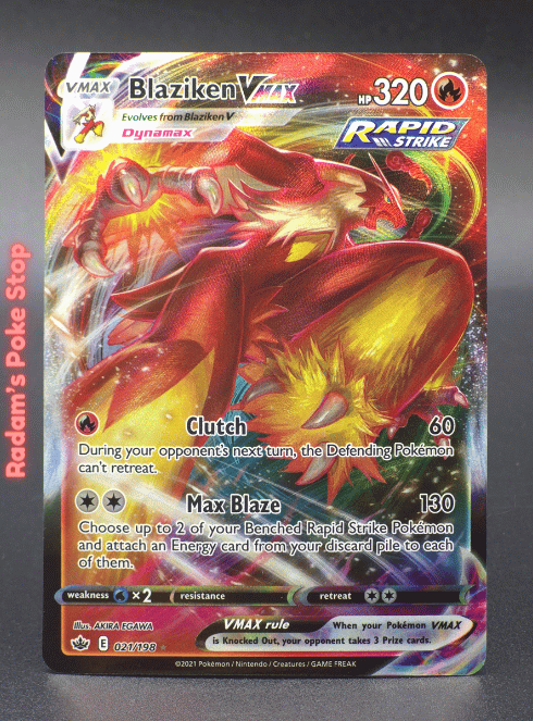 Blaziken Vmax #021 Chilling Reign UR