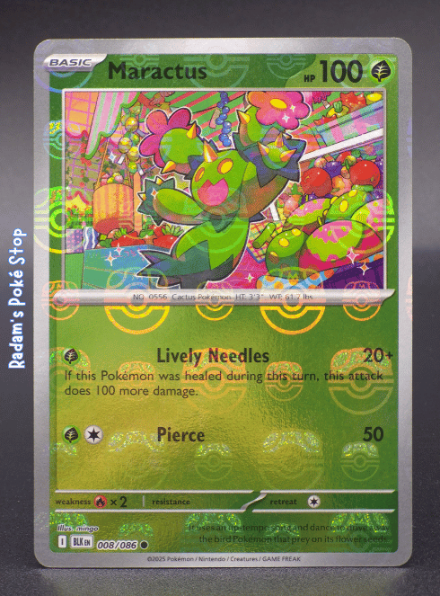 Maractus Master Ball #008  Black Bolt