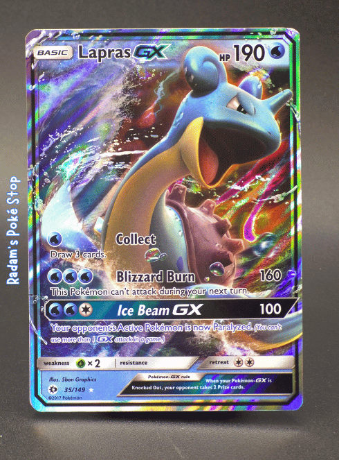 Lapras GX #35 SM Base Set