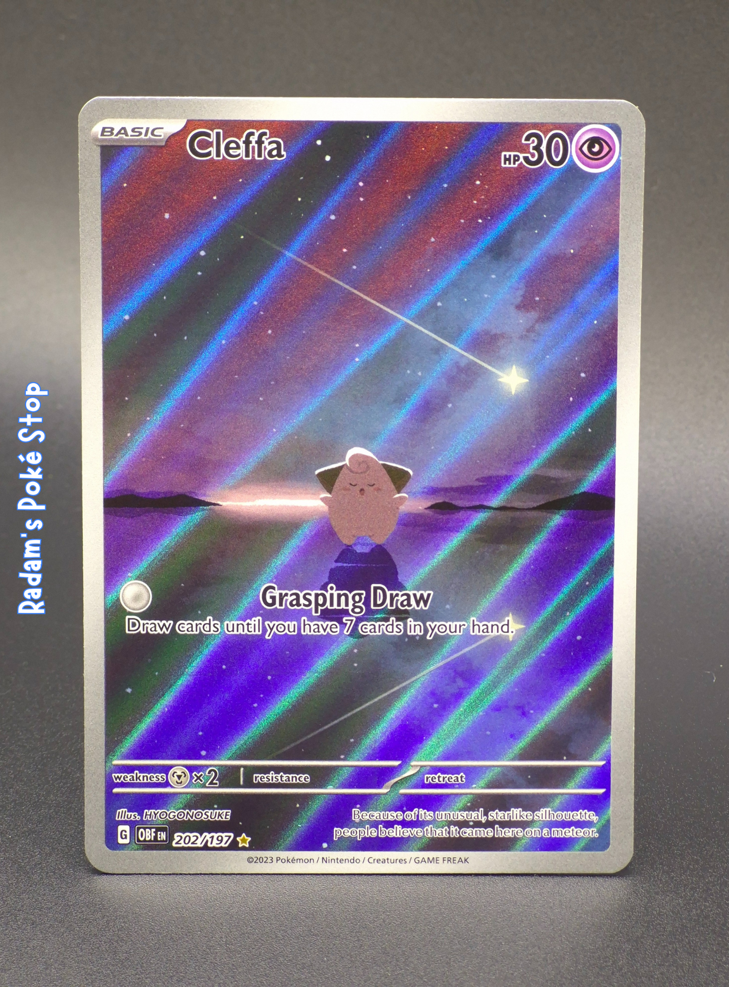 Cleffa #202, Obsidian Flames IR