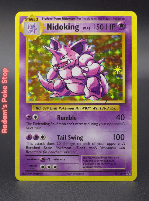 Nidoking #45 XY Evolutions Holo