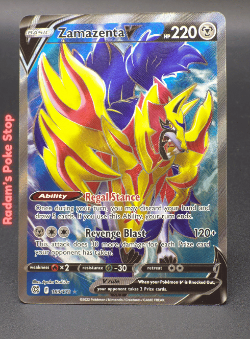 Zamazenta V #163 Brilliant Stars