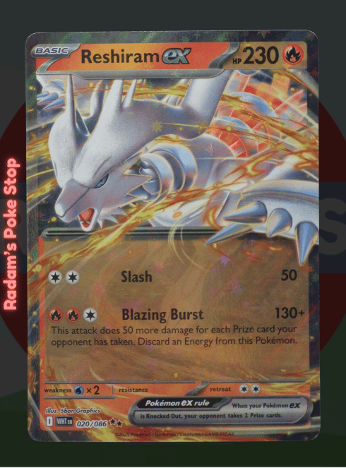 Reshiram ex #020 White Flare DR