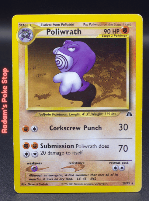 Poliwrath #28 Neo Discovery