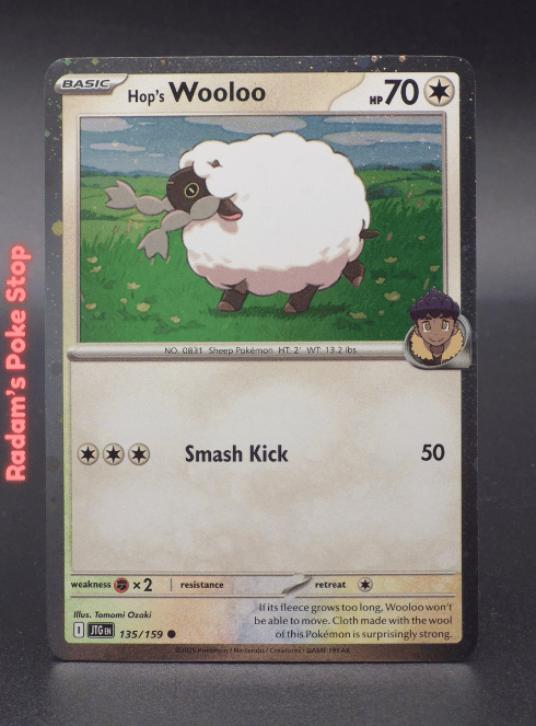 Hop's Wooloo #135 Cosmos Holo Promo