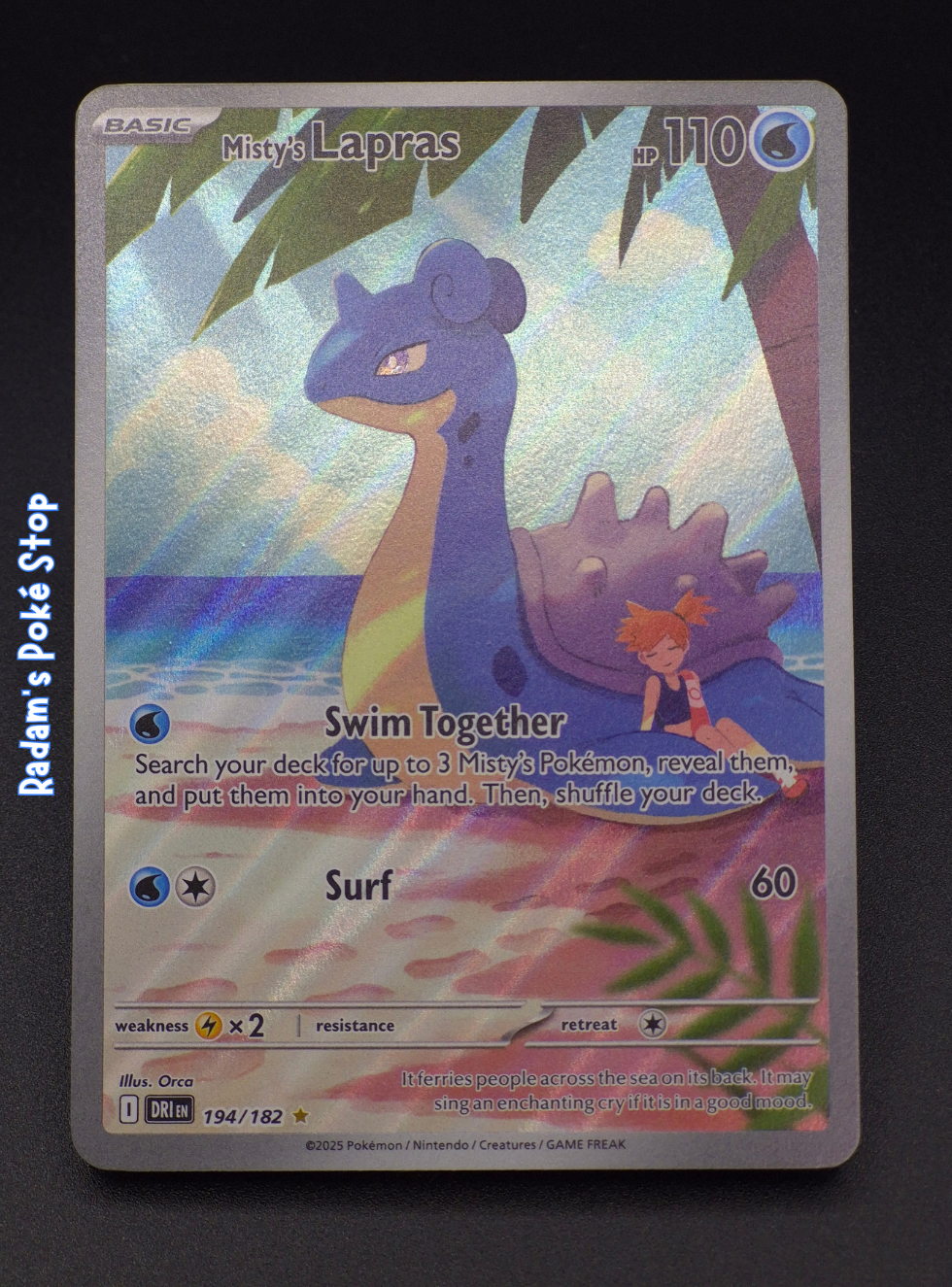 Misty's Lapras #194 IR Destined Rivals
