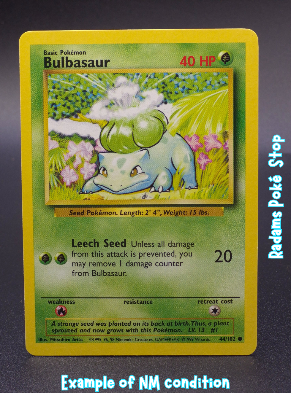 Bulbasaur #44 common Base Set