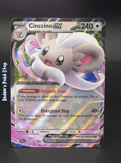 Cinccino ex #073 CRI Chaos Rising DR