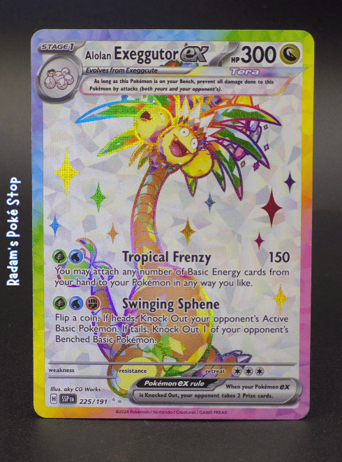 Alolan Exeggutor ex #225 Surging Sparks UR