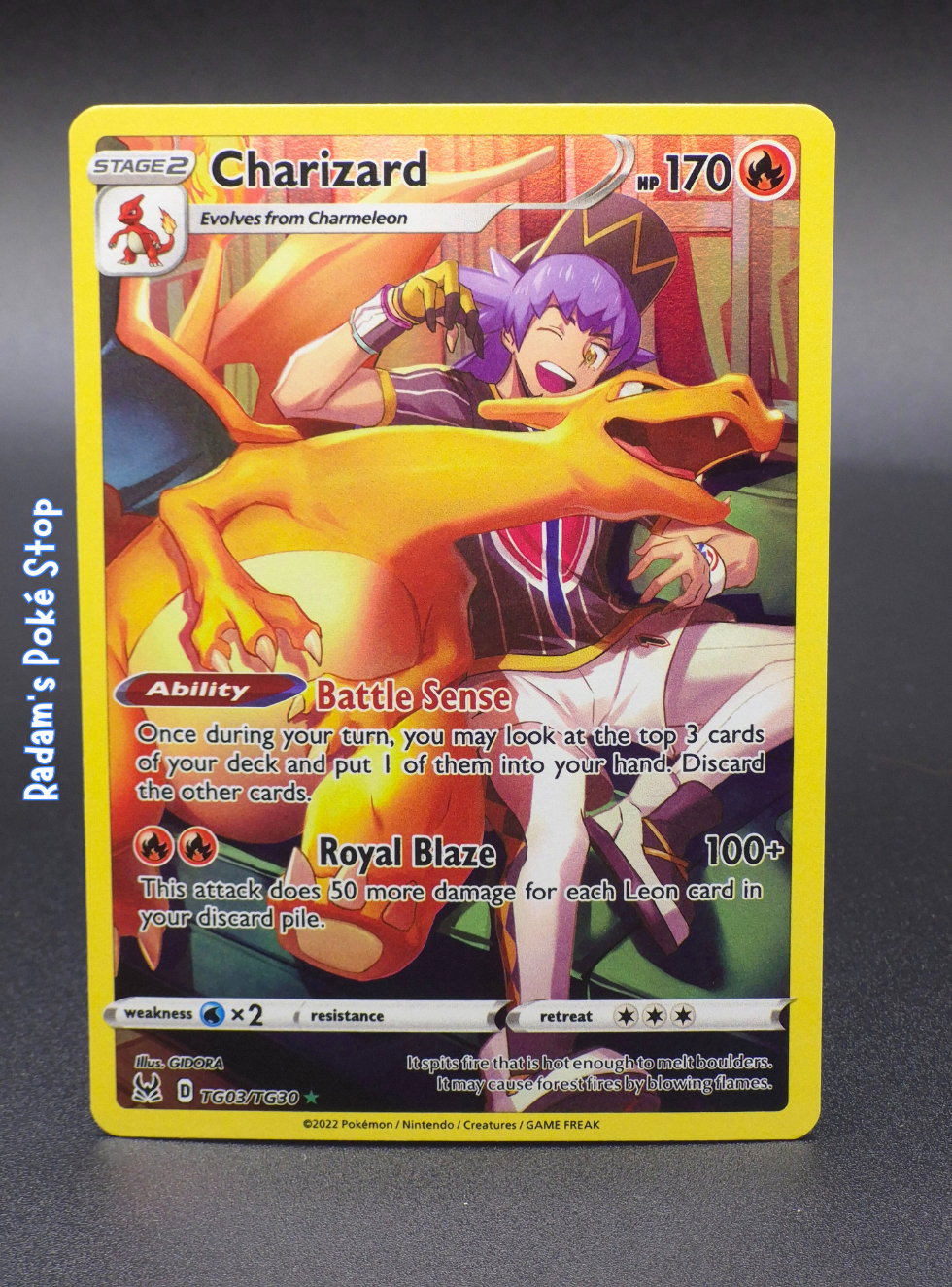 Charizard #TG03 Lost Origins Trainer Gallery