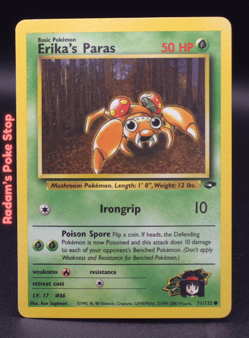 Erika's Paras #71 Gym Challenge