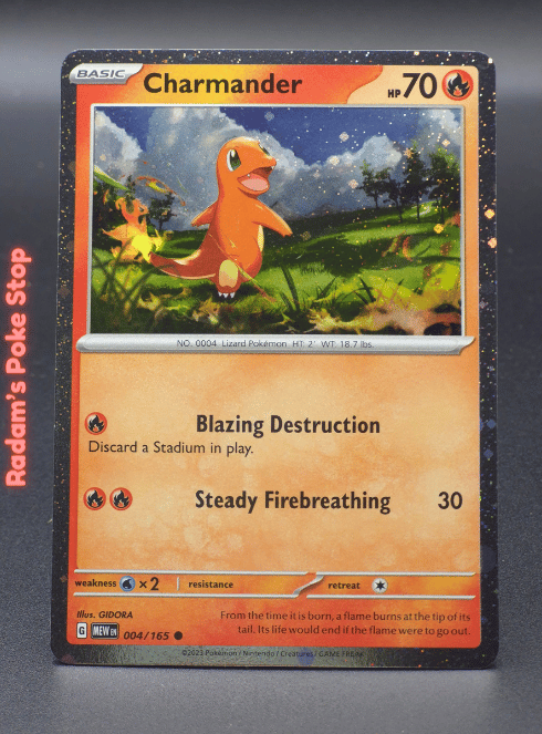 Charmander #004 MEW 151 Promo Cosmos
