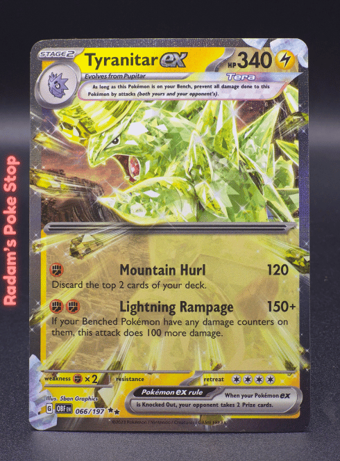 Tyranitar ex #066 Obsidian Flames DR