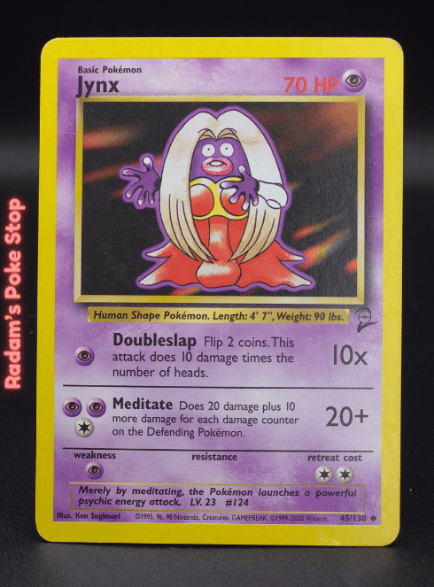 Jynx #45 Rare Base Set 2