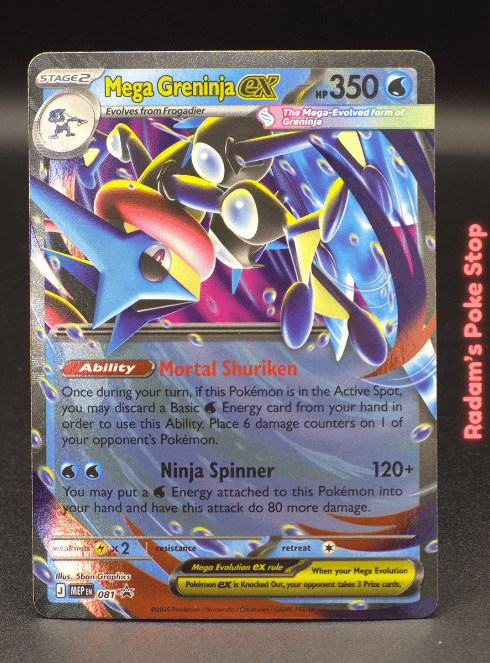 Mega Greninja ex #MEP081 Promo