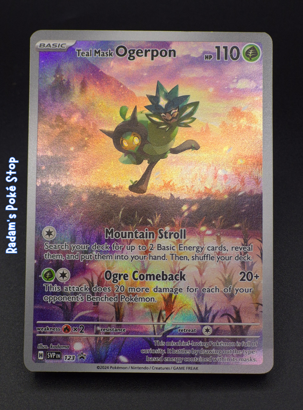 Teal Mask Ogerpon #SVP123 Twilight Masquerade ETB Promo