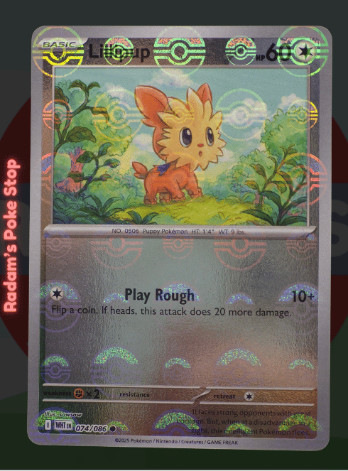 Lillipup #074  Poke Ball
