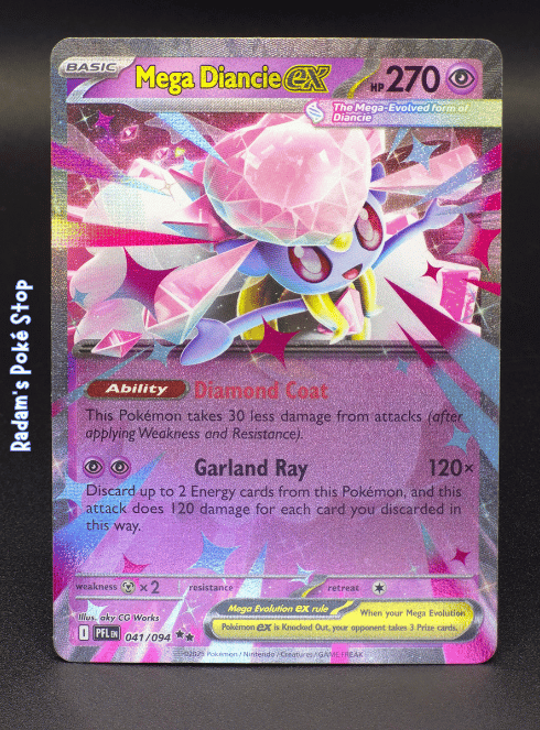 Mega Diancie ex #041 Phantasmal Flames DR