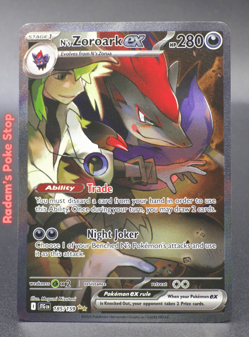 N's Zoroark ex #185 SIR Journey Together