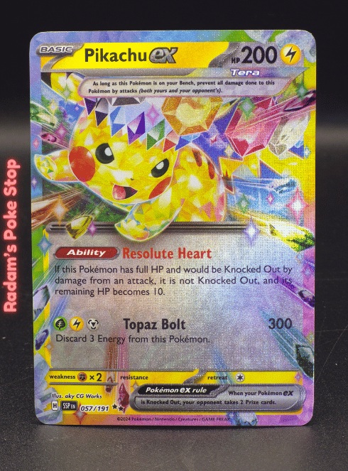 Pikachu ex #057 Surging Sparks DR