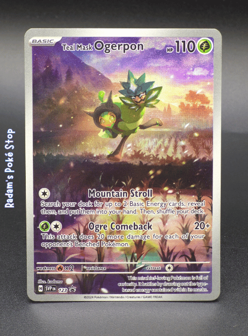 Teal Mask Ogerpon #SVP123 Twilight Masquerade ETB Promo