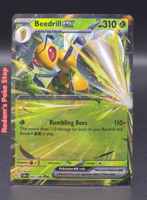 Beedrill ex #003 CRI Chaos Rising DR