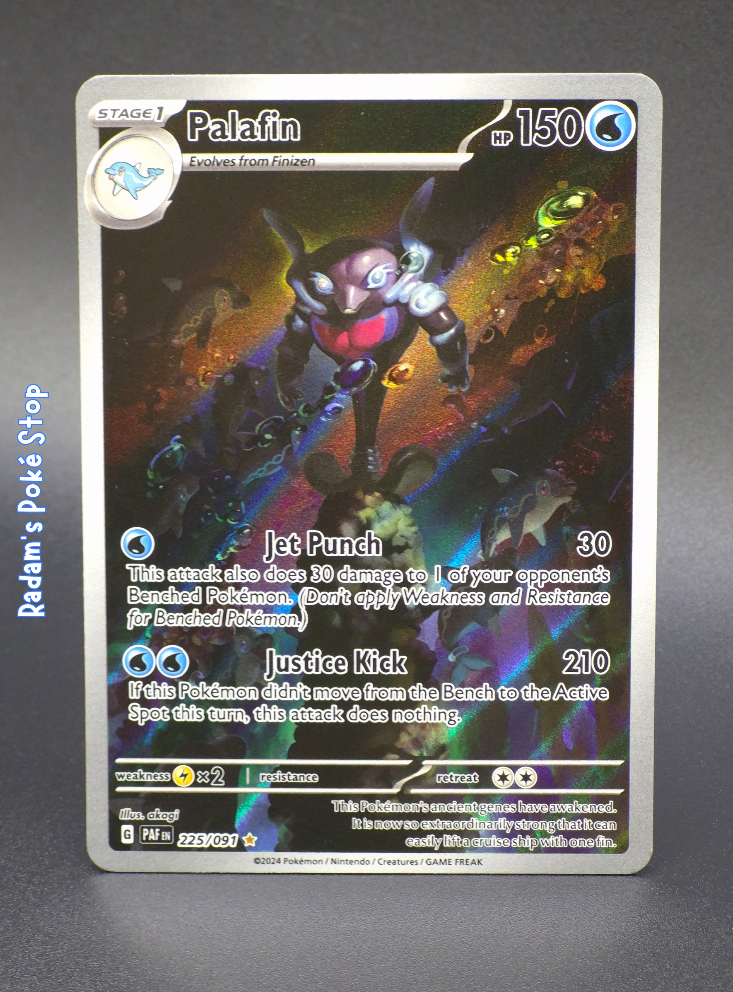 Palafin #225 Paldean Fates,  IR