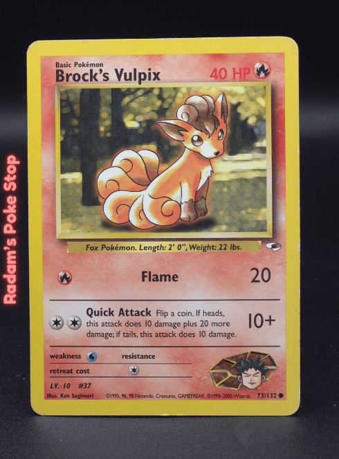 Brock's Vulpix #73 Gym Heroes