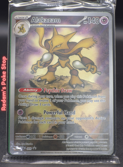 Alakazam #MEP009 Mega Evolution sealed ETB Promo
