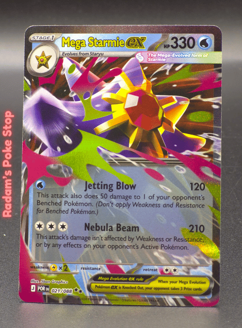 Mega Starmie ex #021 Perfect Order DR