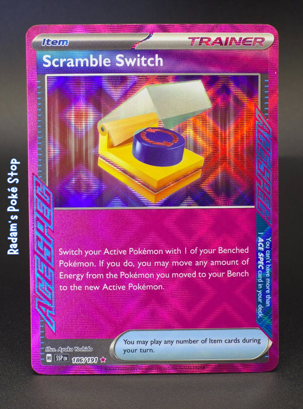 Scramble Switch #186 Surging Sparks ACE SPEC