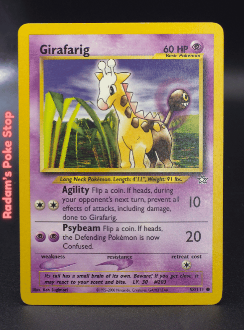 Girafarig #58 Neo Genesis
