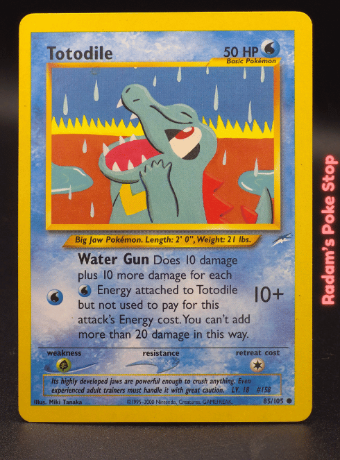 Totodile #85 Neo Destiny