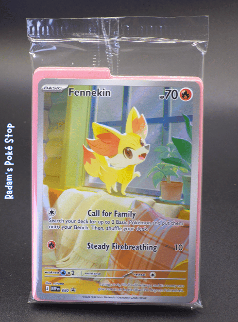 Fennekin #MEP080 Chaos Rising ETB Promo Sealed
