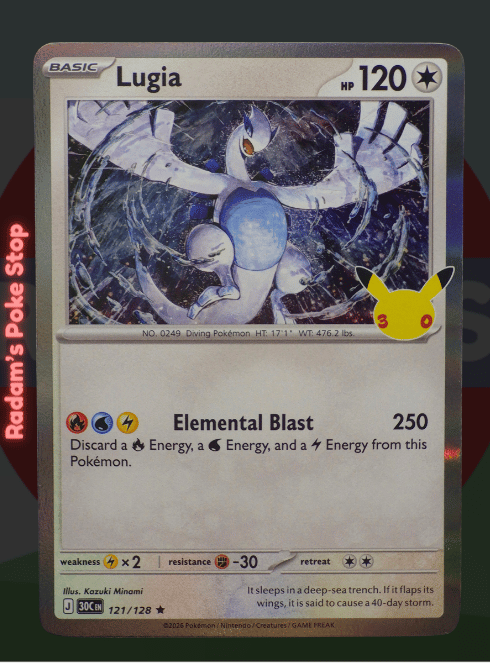 Lugia #121 30th Celebrations 30C