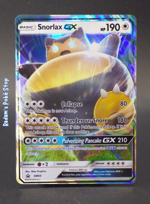 Snorlax GX #SM05 Black Star Promo