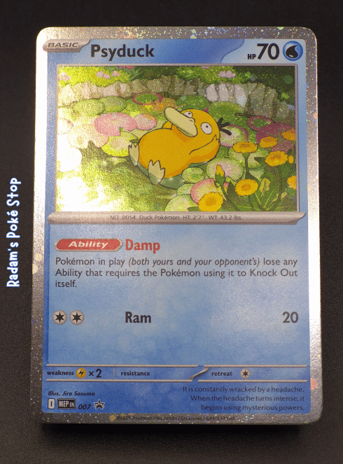 Psyduck #MEP007 Cosmos Holo Promo