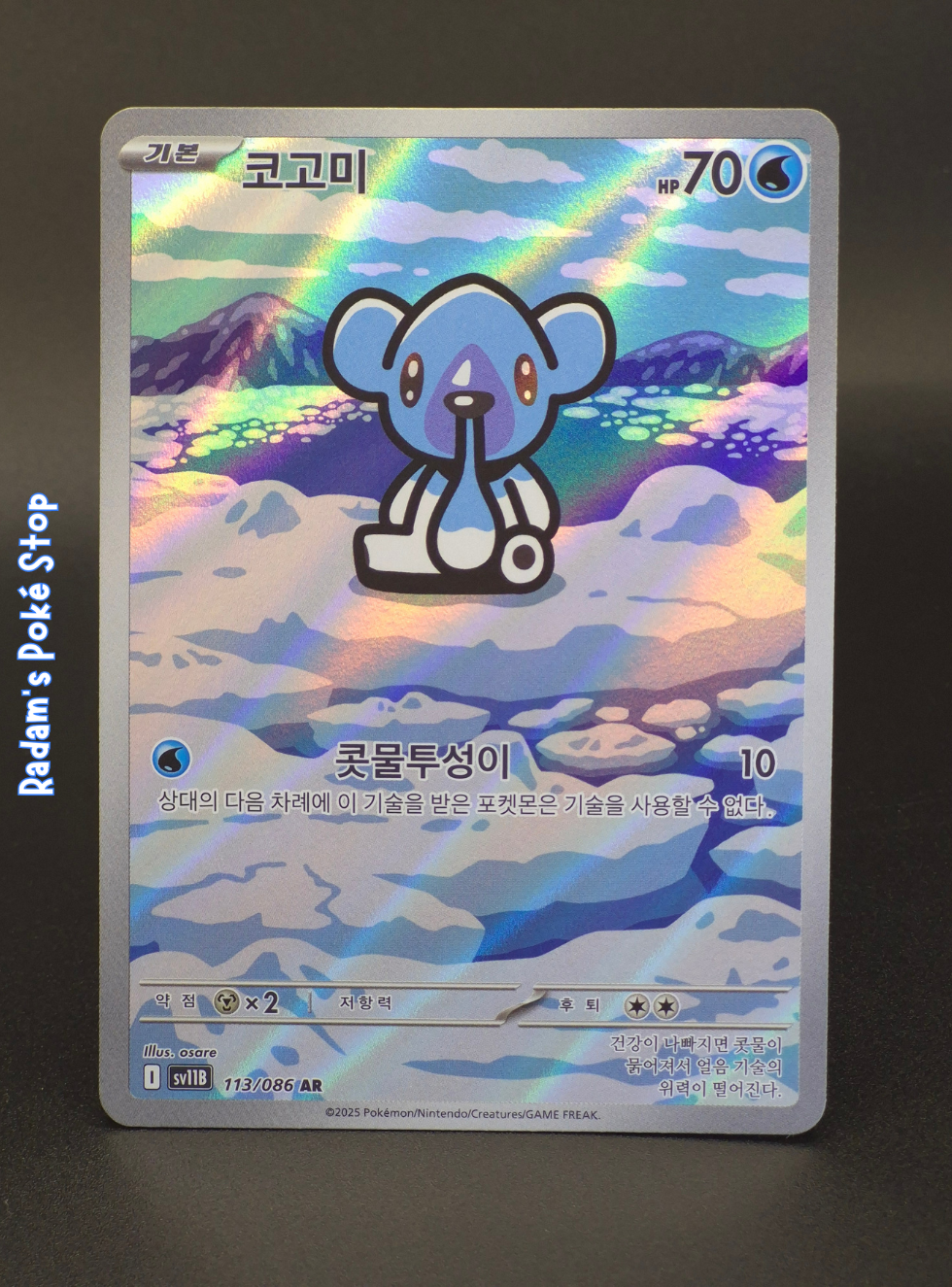 Cubchoo #113 Sv11b Black Bolt KOR