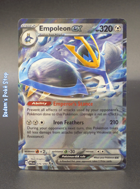 Empoleon ex #70 Phantasmal Flames DR