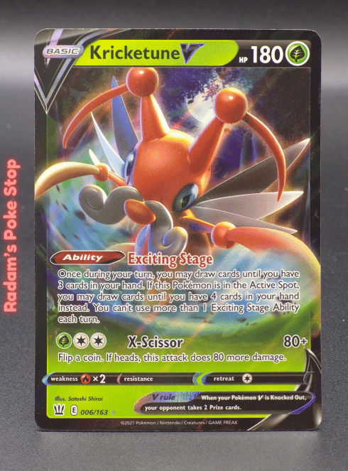 Kricketune V #006 Battle Styles UR